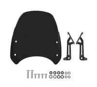 Carenabris Visera Parabrisas Motocicleta Protector Pantalla Viento Accesorios Deflectores para Triumph Street Twin 900 2019-2020(Smoke)