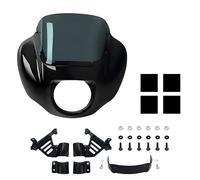 Carenado De Cuarto Delantero, Parabrisas 9 "con Kit Soporte Montaje para Harley Street Bob FXBB 2018 2019 2020, 2025