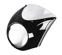 Carenado De Faro Delantero De Motocicleta para R18 Classic 2020-2024, Luz De Parabrisas con Soporte Protector De Carenado Deflector De Viento(Raya de Humo Claro)