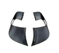 Carenado de Motocicleta para Yamaha YZF-R7 2021-2023 Motocicleta ala Fija ABS Pintura De Carbono Winglets Aerodinámicos Alerón Kit De Carenado(Bright Black)