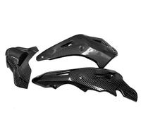 Carenado Lateral De Motocicleta para CB 650F Marco Cuerpo Panel Protector Bellypan para CB650R CB650F CB650FE 2014-2021 Vientre Pan Alerón Motor Carenado Inferior Alerón Moto(Aspecto de Carbono)