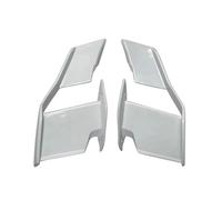 Carenado Motocicleta para B&MW S1000R S1000R 2021-2023 Alerón Parabrisas Carenado Delantero Motocicleta Winglets Laterales Winglet Aerodinámicos(Blanco)