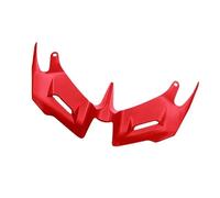 Carenado Motocicleta para Y&amaha YZF R3 R25 2014-2021 Aleta Aerodinámica Delantera Carenado Carenado Cubierta Carenado Delantero Motocicleta Alerón Carenado Delantero(Rojo Mate)