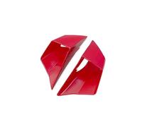 Carenado Motocicleta Viento Fija para CBR1000RR CBR 1000RR 2019-2021 Winglets Carenado Cubierta Embellecedor Aleta Protector Motocicleta Alerón Viento Winglets(Rojo)
