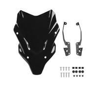 Carenado Parabrisas Delantero Motocicleta Para MT07 2021-2023 | Deflectores Kit carenado(Negro claro)