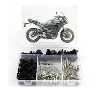 Carenado Pernos Tornillos Para YAMAHA Para Tracer900 FJ09 2014-2021 Tornillos Carrocería Kit Completo De Pernos Y Clips Carenado Motocicleta(Silver)