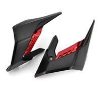 Carenados Laterales Winglets para CB650R 2019-2023, Carenado Delantero Aletas Aerodinámicas, Alerones Laterales, Kit Aletas Dinámicas Decorativas, Pegatinas(Red)