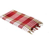 Carenesse Toalla de Hammam Rojo Cuadros, 100% algodón, 80 x 170 cm, Toalla baño Turco, Toalla de Sauna, Toalla de Playa, Toalla Mochilero, Toalla de Deporte, Peshtemal, Turkish Towel, Fouta