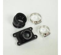 Carenzi - Pipa de admisión para moto Minarelli 50 AM6 Ø24/32 mm, ángulo 45