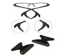 CAREOR 8 pares de almohadillas de silicona suave antideslizante para la nariz y ganchos para las orejas para gafas, gafas de sol, ajuste perfecto - evita que tus gafas se resbalen