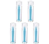 CAREOR Paquete de 5 herramientas portátiles de goma de silicona suave para extracción e inserción de lentes de contacto, seguro y fácil de usar, ventosa de émbolo