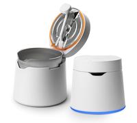 Carepod One Plus - Humidificador de acero inoxidable para habitación grande con luz de humor, silencioso y seguro para el bebé, solo 3 piezas lavables, humidificadores ultrasónicos de niebla fría