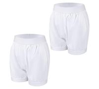 Carer 2 Piezas Cubrepañales para Adultos Incontinencia Ropa Interior Bóxer Impermeable Antifugas Lavable Reutilizable Unisex Blanco Talla L