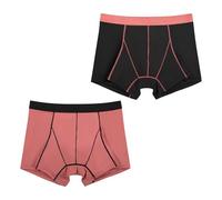 Carer Pack de 2 Boxers de Incontinencia para Niño 70 ml - Ropa Interior Absorbente de Modal, Reutilizable y Lavable, Cómoda y Discreta, Ideal para el Colegio y el Uso Diario, Liso 122-128