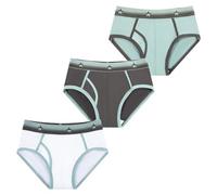 Carer Pack de 3 Braguitas de Incontinencia para Niños 60 ml de Absorción Ropa Interior de Algodón Suave para Incontinencia Ligera Reutilizables 116-122