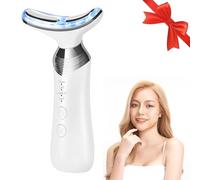 CARER SPARK 4 en 1 Dispositivo de Belleza Antienvejecimiento RF EMS Vibración de Ondas Sonoras Luz Tonificación del Cuello y Levantamiento