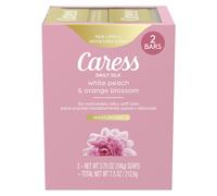 Caress Beauty Bar Soap For Women Daily Silk With Silk Extract and Floral Oil Essence Moisturizing Body Soap for Silky Soft Skin 3.75 oz 2 Bath Bar