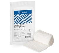 CareStock Apósito de pelusa, estéril, altamente absorbente, de algodón de grado médico, esencial para primeros auxilios, rollo de 6 capas, 4-1/2 pulgadas. x 4-1/10 yardas, 1 por paquete, 1 paquete