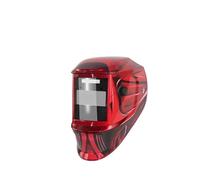 Careta Soldar Automatica,Casco de Soldadura Máscara de soldadura con oscurecimiento automático solar, vista amplia, color verdadero, casco(True color)