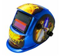 Careta Soldar Automatica,Casco de Soldadura Máscara de soldadura solar automática con cambio luz, casco for montar en la cabeza, eléctrico doble protección
