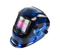 Careta Soldar Automatica,Casco de Soldadura Máscara de Soldadura Solar con Oscurecimiento Automático, Casco Ajustable Anti-UV para Máquina Soldar(Blue)