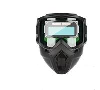Careta Soldar, Mascara Soldar Gafas de soldadura con oscurecimiento automático, equipo de protección laboral, protector facial, banda ajustable, máscara de soldador resistente a impactos, protector fa