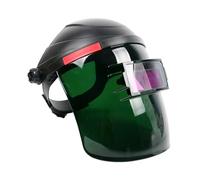 Careta Soldar, Mascara Soldar Máscara de soldadura con pantalla grande y oscurecimiento automático solar, casco de soldadura montado en la cabeza, sombrero de seguridad for soldar, capucha for esmeril