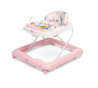 CARETERO - Ayuda de Aprendizaje para Bebés - Babywalker Nel - a Partir de 6 Meses con Tablero de Aprendizaje - Juego y Andador - Aprender a Caminar y Desarrollar la Motricidad Fina - Rosa