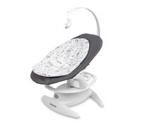 CARETERO - Columpio Eléctrico NOCO - 0-12 Meses - con música, Asiento Giratorio 360 Grados, Respaldo Regulable - Diferentes Posiciones y velocidades de Columpio - Grafito