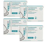 CAREVIT COMPLEX Nutrición Capilar Avanzada | Con Antioxidantes, Vitaminas y Activos Especializados | Favorece un Cabello más Fuerte, Denso, Resistente y Saludable Desde el Interior (X4)