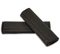 Carfactory - Almohadillas protectoras para cinturón de seguridad, modelo ASTER, color Negro, 2 unidades
