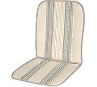 Carfactory - Respaldo de verano para asiento de coche, fabricado en fibra de rafia, esterilla de coche verano, esterilla frescor, natural