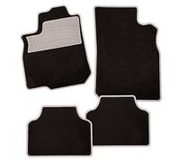 CarFashion 238434 Auto Alfombra Soporte sin Juego de alfombrillas para Matte plana Colori-Textil, Gris, 4-Piezas