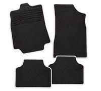 CarFashion 244334 Juego de alfombrillas, 4 piezas, Blanco