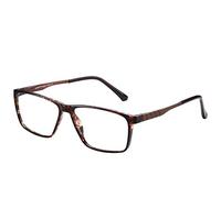 Carfia Clásico Gafas de bloqueo de luz cuadradas azules Luz azul anti para leer PC Smartphone y gafas que cambian de color Sombra exterior