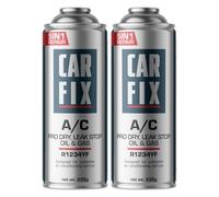CARFIX, sustituto r1234yf, Sellador, refrigerante para aire acondicionado de automóviles, equivalente a 660 g, 2 latas, 5 en 1, 235g,