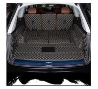 Carga Bandeja Suelo Alfombra Para Q7 7 Plazas 2022 Esteras Para Maletero De Coche De Cuero Revestimiento De Carga Alfombrilla Protectora Para Maletero Trasero(6)