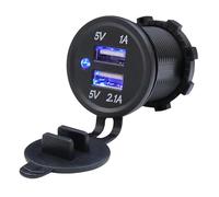 Carga De Coche USB C - Adaptador USB para Encendedor | Adaptador de Encendedor Cargador De Coche 2 Puertos | Adaptador De Encendedor De Coche Con Tapa | Adaptador De Cargador De Coche Doble