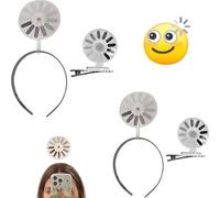 Carga de diadema creativa/horquilla, diadema de carga de cerebro divertida y única para mujeres, abstracto de la carga de la fiesta del arte del clip de la banda para la banda (2)