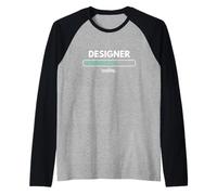 Carga de Trabajo Diseñador Creativo Artista Gráfico Profesional Camiseta Manga Raglan
