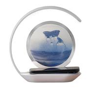 Carga Inalámbrica - Lámpara De Paisaje De Magnética, Decoración De Oficina Dinámica, Luz De Noche Sensorial | Cargador Inalámbrico Para Baño, Meditación En Casa, Oficina, Dormitorio, U