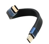 Carga rápida Cable Corto USB4.0 Tipo C de 240W PD para Carga Rápida y Transferencia de Datos a 40Gbps, 8K@60Hz, Compatible con Dispositivos Thunderbolt 3 y 4, Ideal para Smartphones y Laptops, 13cm