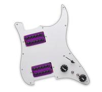 Cargado Precableado Scratchplate Humbucker Bobina División HH Guitarra Golpeador Guitarra Eléctrica Golpeador(D)