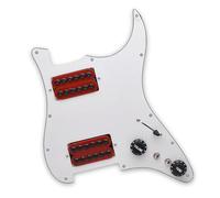 Cargado Precableado Scratchplate Humbucker Bobina División HH Guitarra Golpeador Guitarra Eléctrica Golpeador(E)
