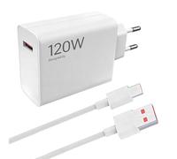 Cargador 120W, Cargador Rápido para14 13 12 Poco F7 Ultra F6 Turbo 4 3 Note 14 13 12 11 Pro, Black Shark 3, 4, 5, Poco F4 etc, 2M 6A USB Tipo C Cable