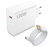 Cargador 120w Rápido para 15 14 13 12 13T 12T Pro Note 12 11 Pro Plus Poco X5 Black Shark 5 Turbo 6A con Cable USB C 2M Cargador 120w hypercharge