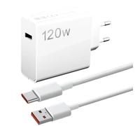 Cargador 120w xiaomi Turbo con 2M Cable USB C para Xiaomi 14,14 Ultra 13T 12T Pro 12, Redmi Note 12 Pro 11 Poco X5 F5 X5 Carga Rápida 6A Adaptador de Cargador para Xiaomi y Redmi Pad