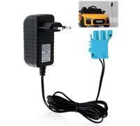 Cargador 12V Compatible con Vehículo Eléctrico Infantil, Fuente de Alimentación Universal con Cable de 2m, Indicador LED Rojo Verde, para Coche Moto ATV Tractor y Juguete Eléctrico