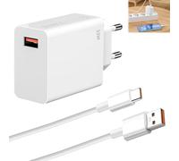 Cargador 33W para Xiaomi, Cargador Rápido con Cable USB C de 2M para Xiaomi 13 12 Pro 11, Pad 6, Pad 5, 11 Lite, 11, Redmi Note 13, 12, 11, 11S, 10T, Mi 10T, 10, POCO X6, F3, M5, X5