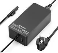 Cargador 44W 15V 2.58A Adaptador Corriente para Microsoft Surface Pro 7/6/5, Surface Go 3/2, Laptop 3/2, Book, con Puerto USB